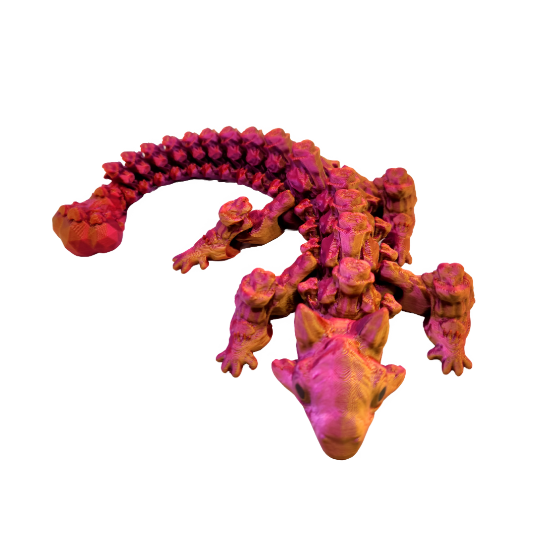 Ein Drache mit einem Keulenartigen Schwanz