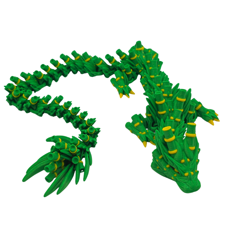 Eine Mischung aus einem Drachen und einen Bambus.