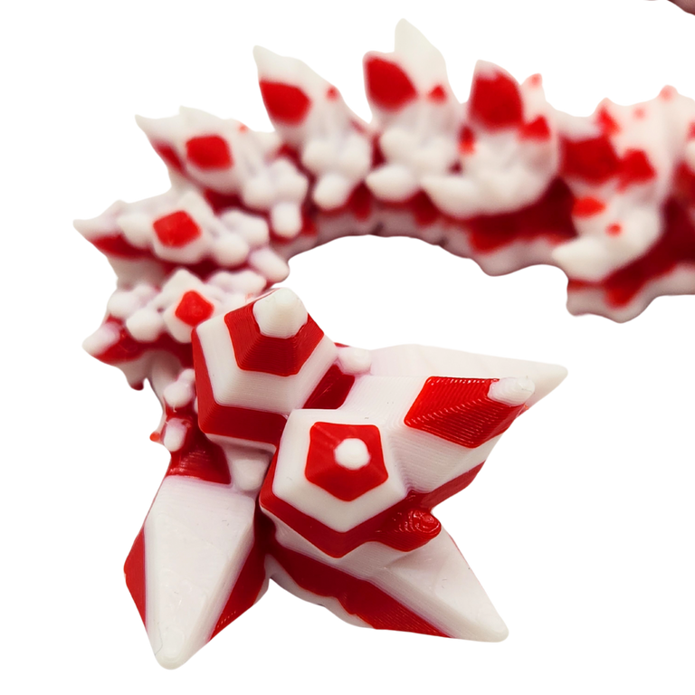 Kristall Drache lang (zweifarbig)