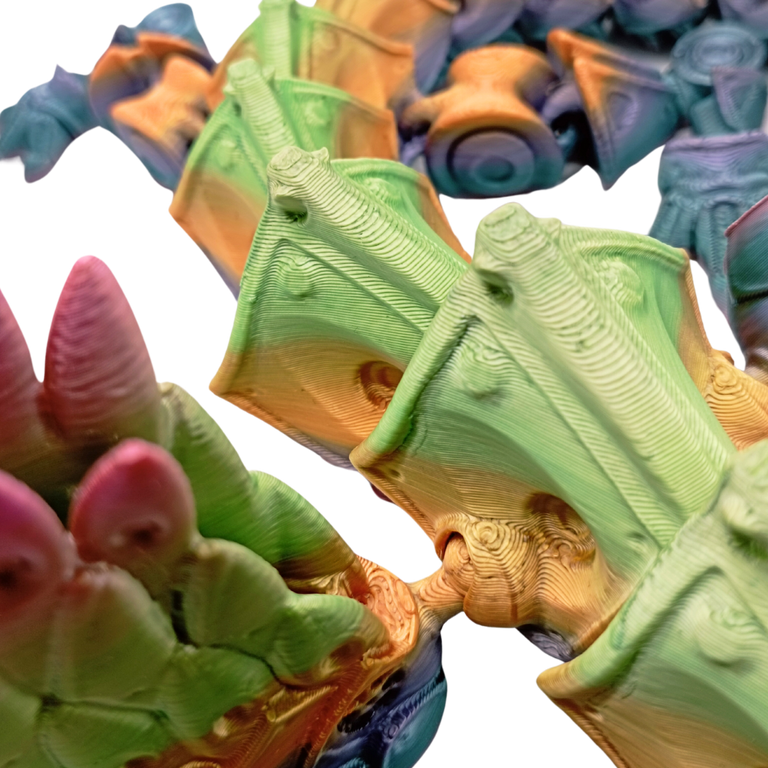 Steampunk Drache mit Flügel