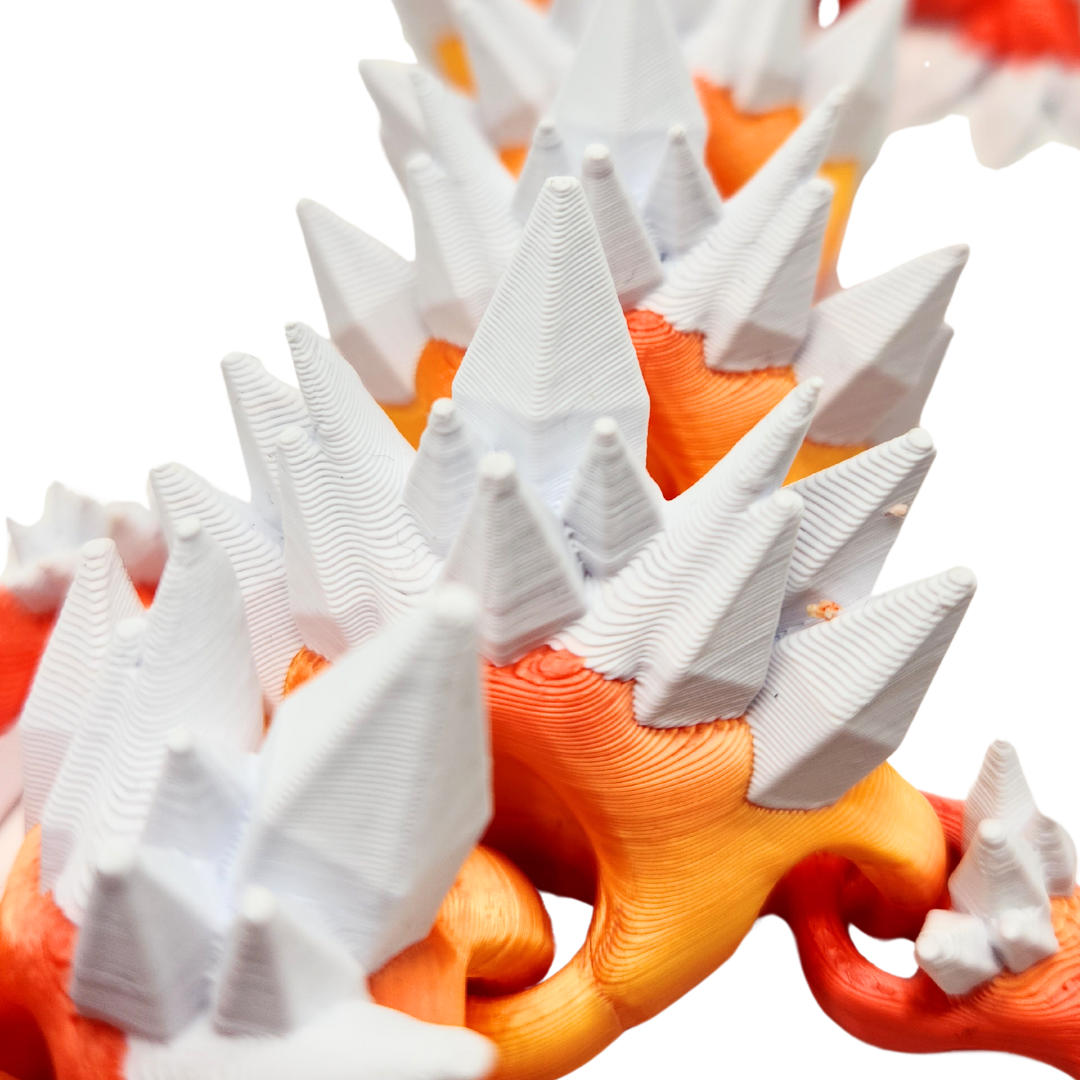 Bergkristall Drache (zweifarbig)