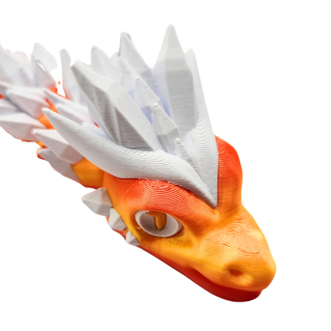 Bergkristall Drache (zweifarbig)