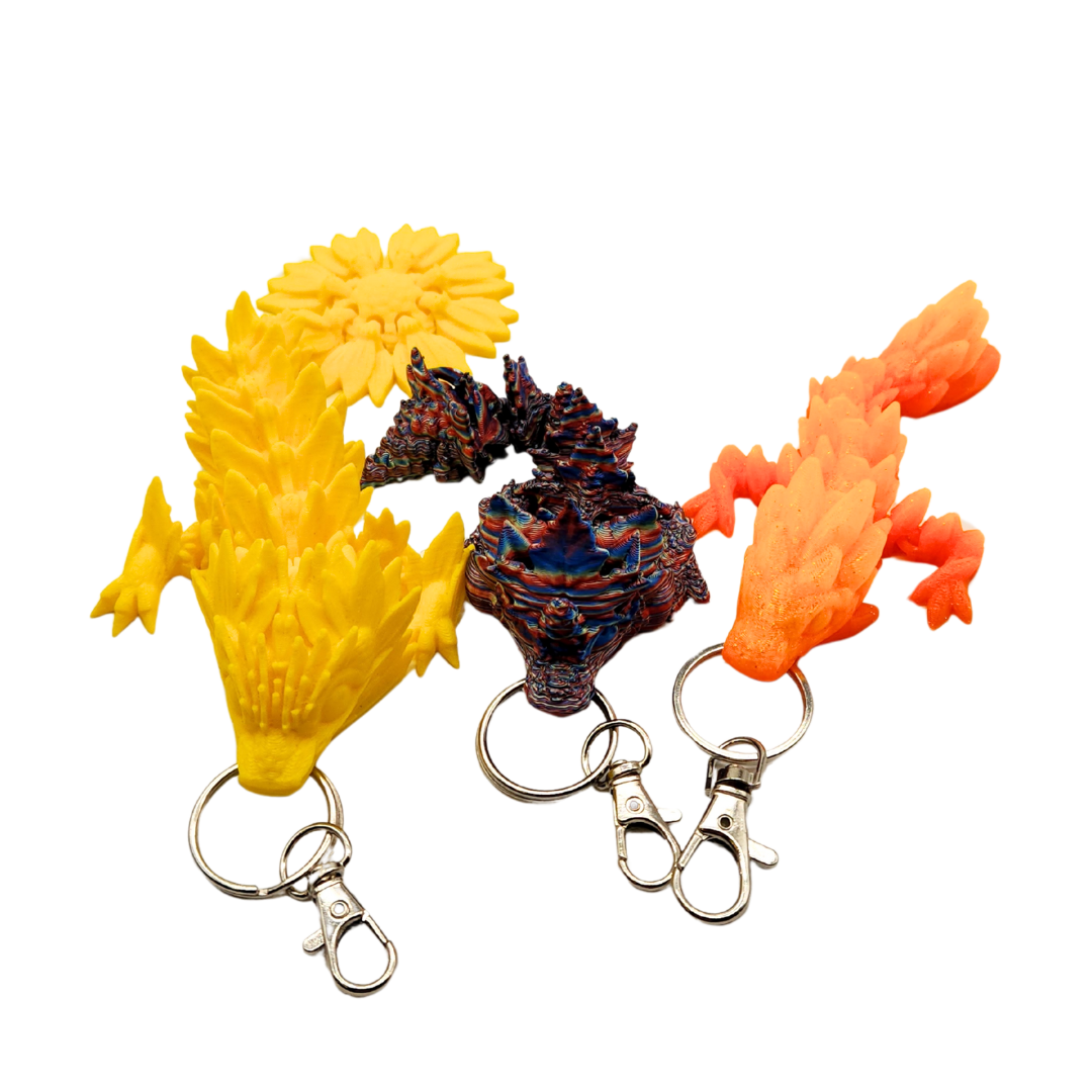 Drachen Anhänger dreier Set